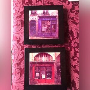 Wood & Ceramic hot plates or may hang also on the wall